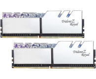 G.SKILL DDR4 16GB (2x8GB) TridentZ Royal RGB DDR4 3200MHz CL14-14-14 XMP2 srebrna F4-3200C14D-16GTRS - 470216 - zdjęcie 2